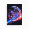 Kosmischer Mond Wandbild