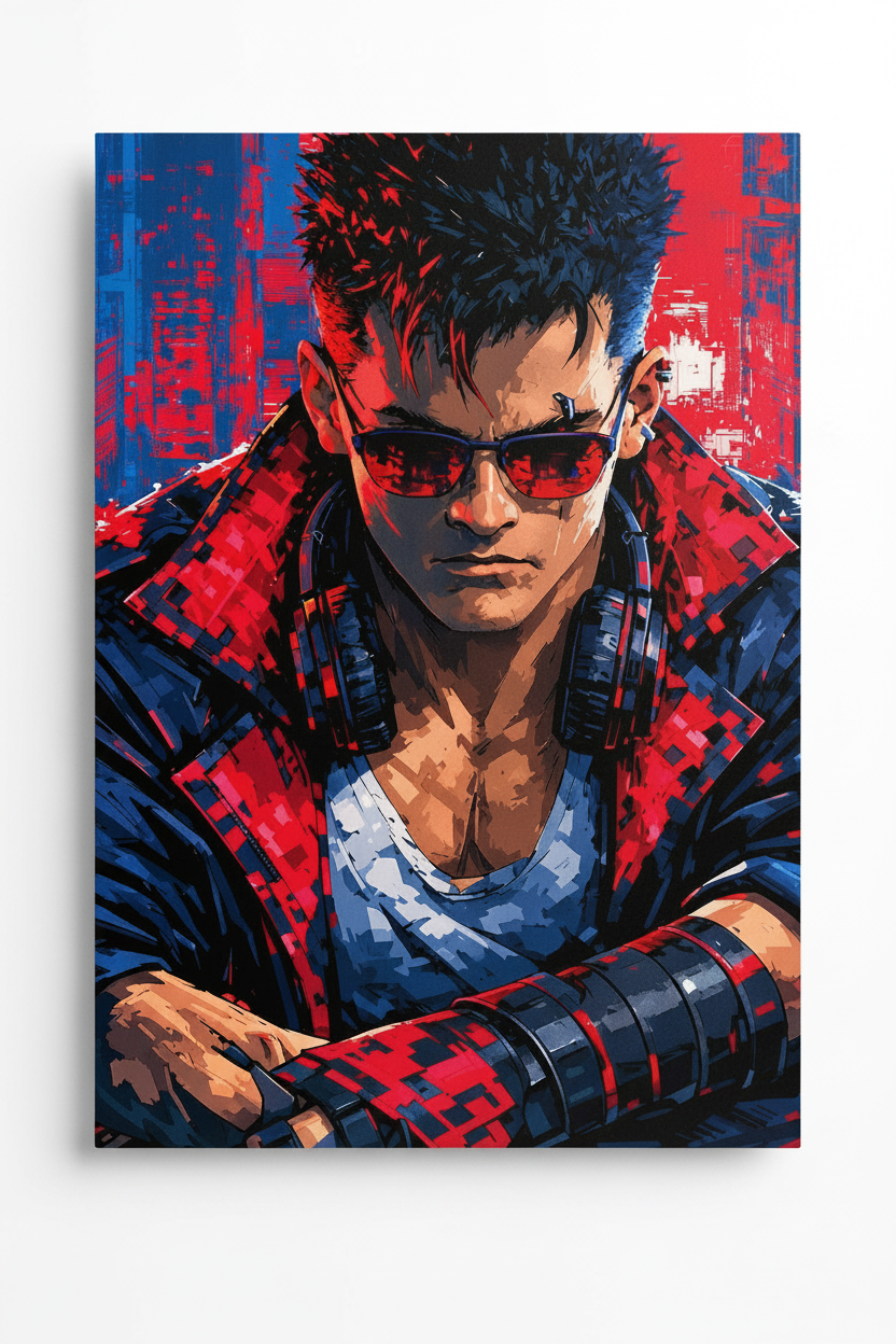 Urban Anime Wandbild