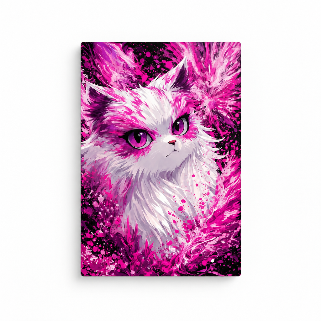 Fantasy Katze Wandbild