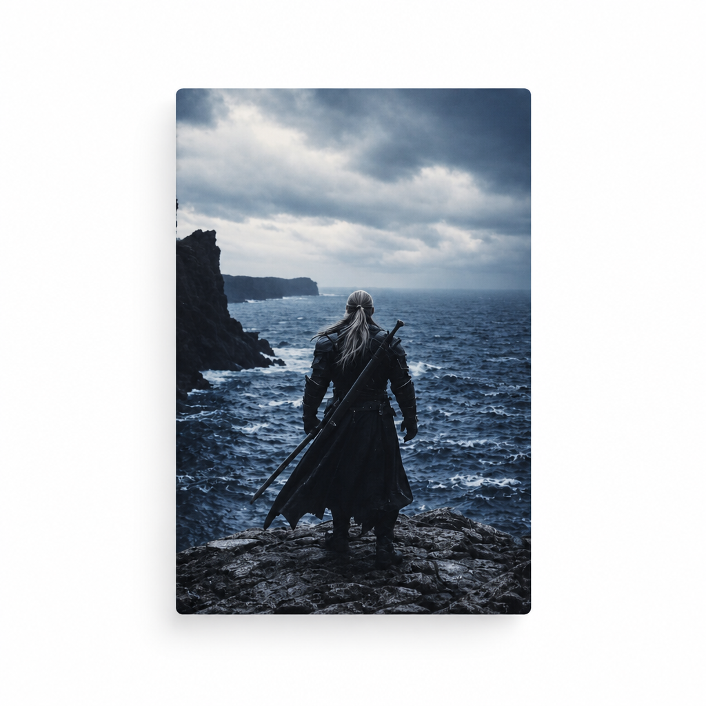 Krieger am Meer Wandbild