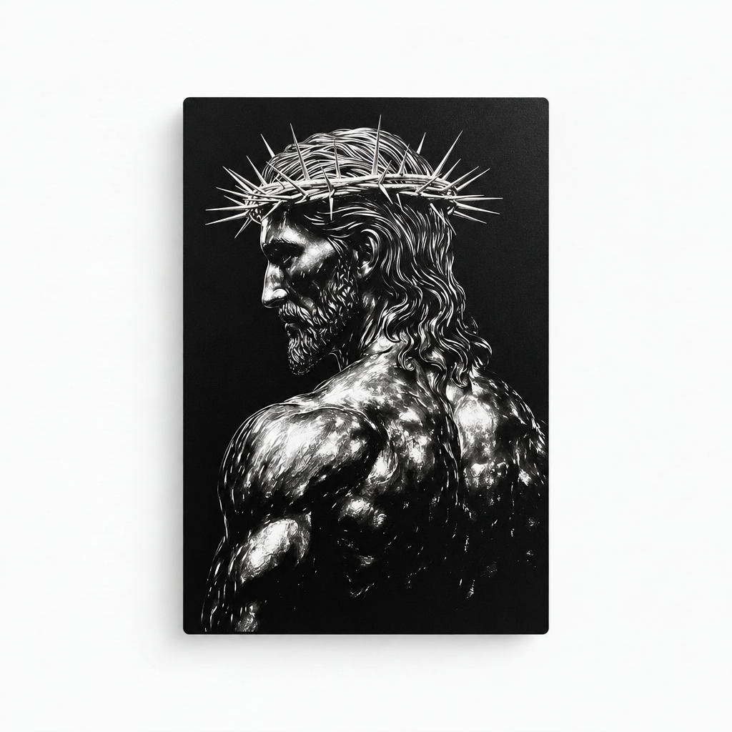 Jesus mit Dornenkrone Wandbild