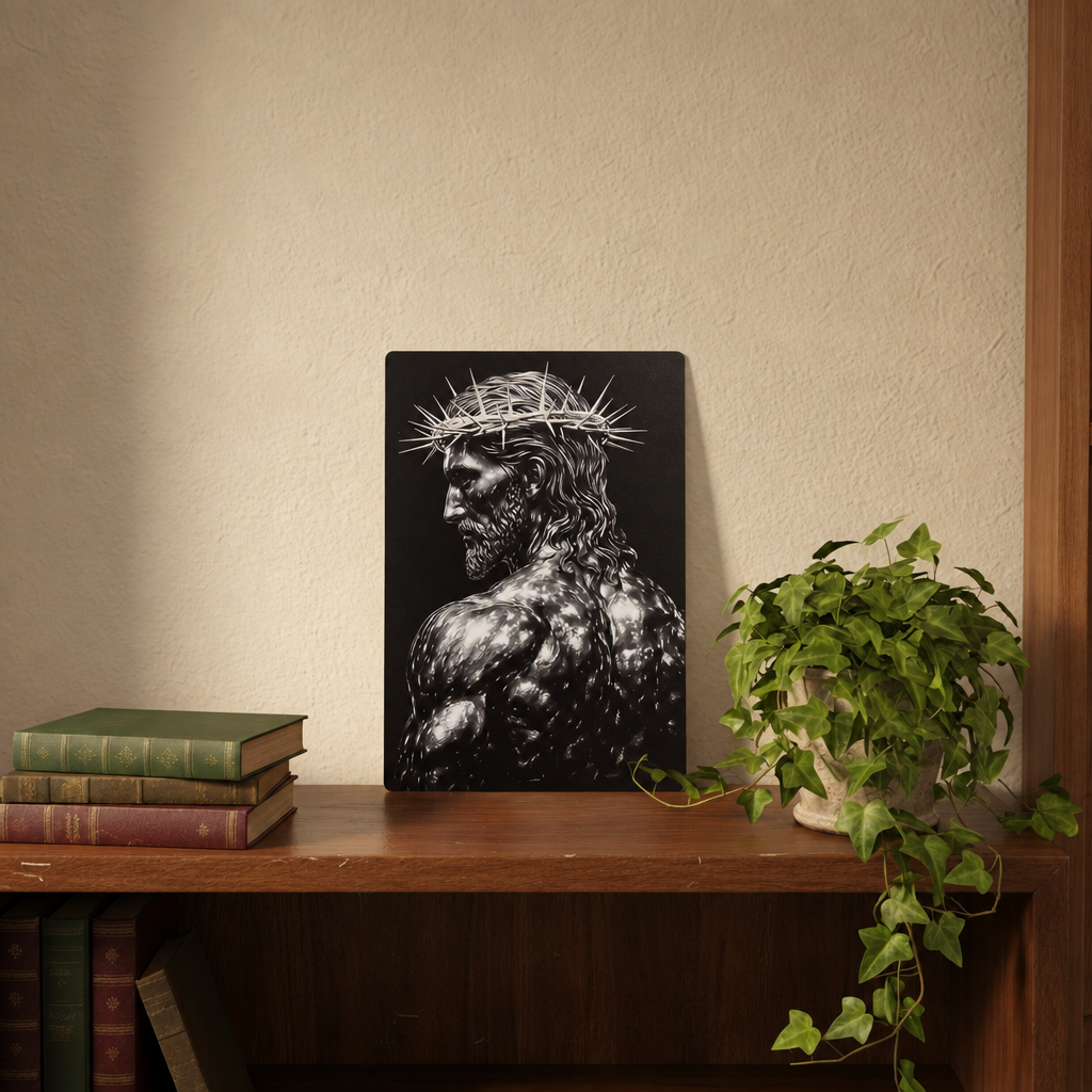 Jesus mit Dornenkrone Wandbild