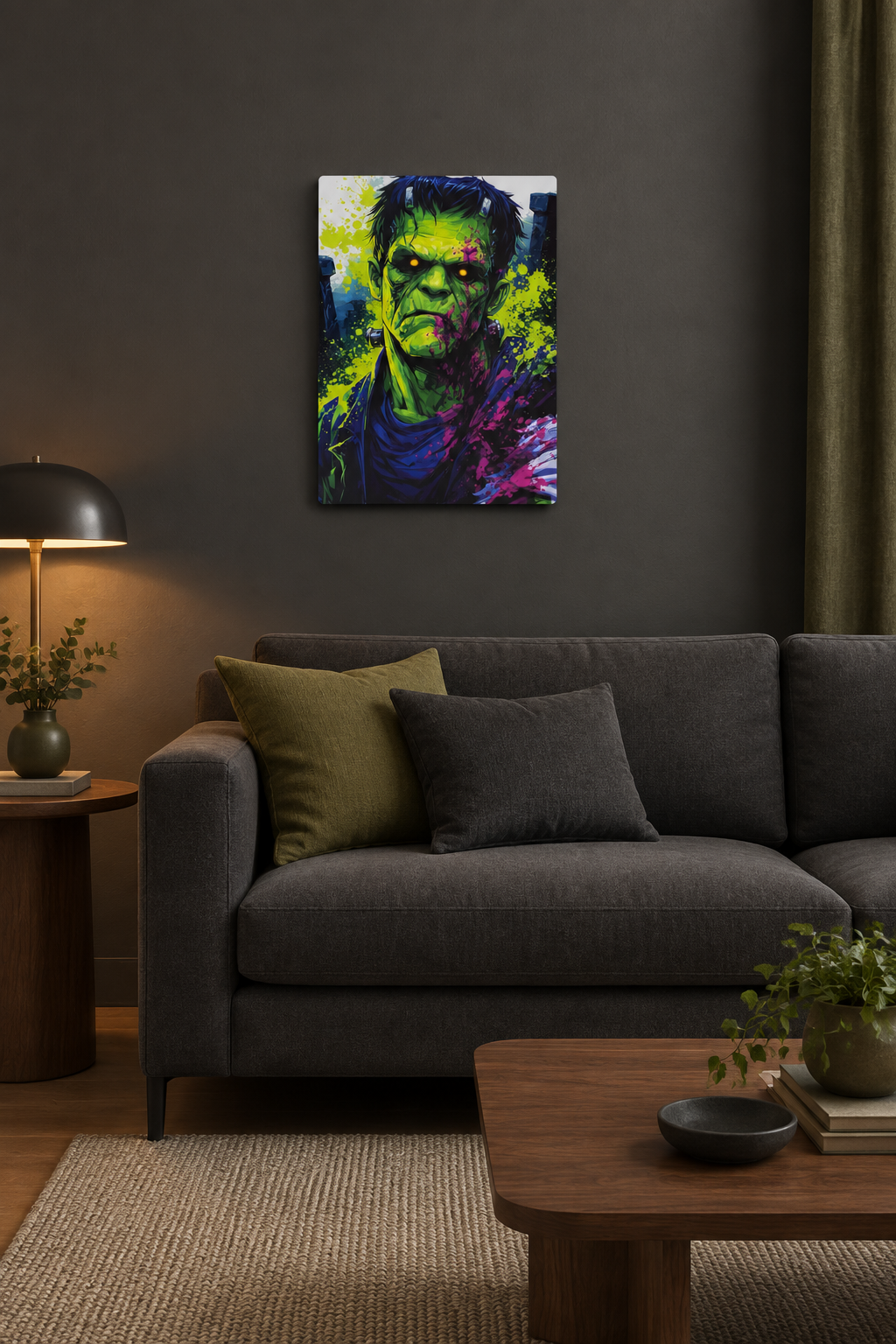 Frankenstein Monster Wandbild