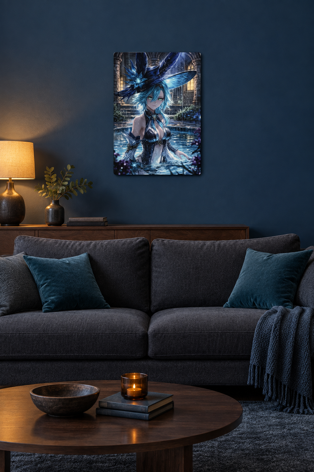 Mystische Zauberin Wandbild
