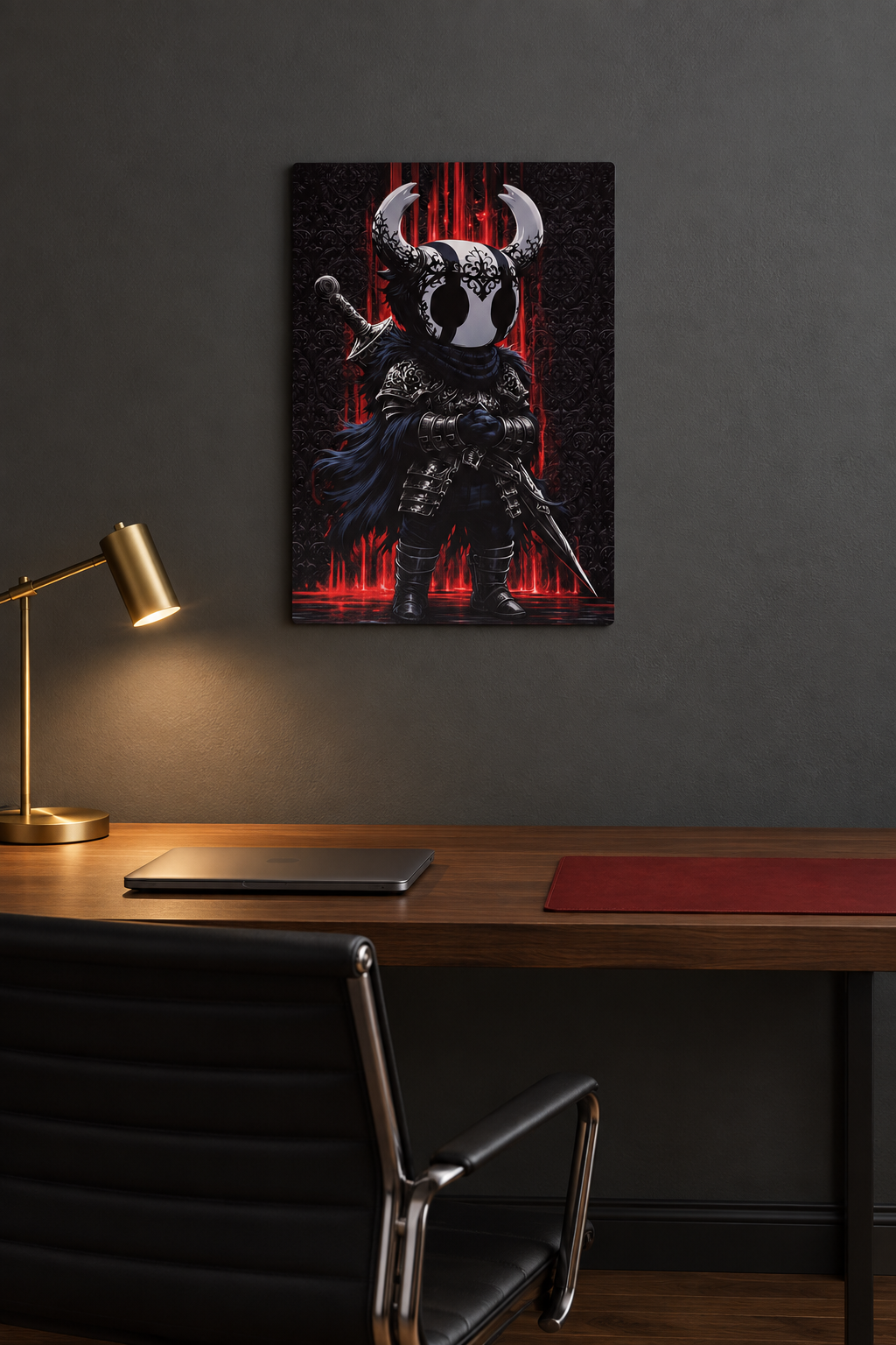 Dunkler Ritter Wandbild