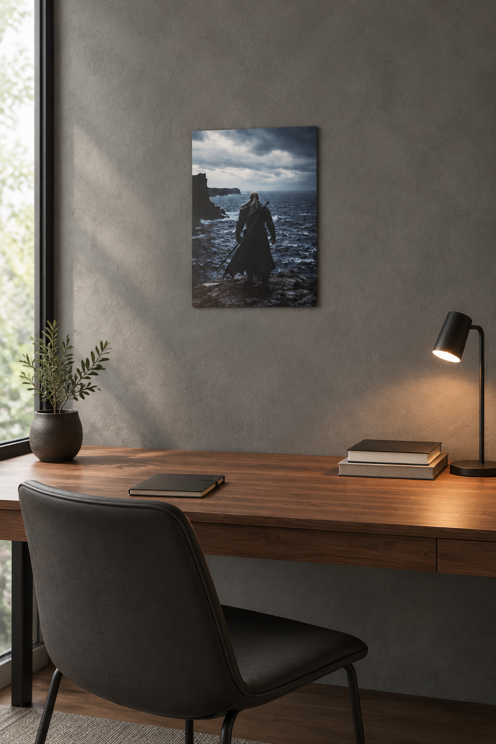 Krieger am Meer Wandbild