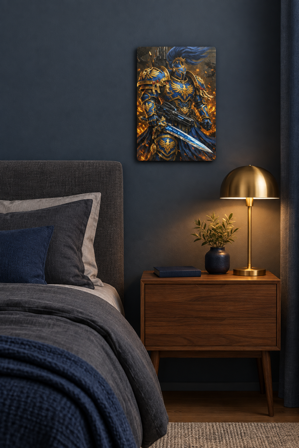 Futuristischer Ritter Wandbild