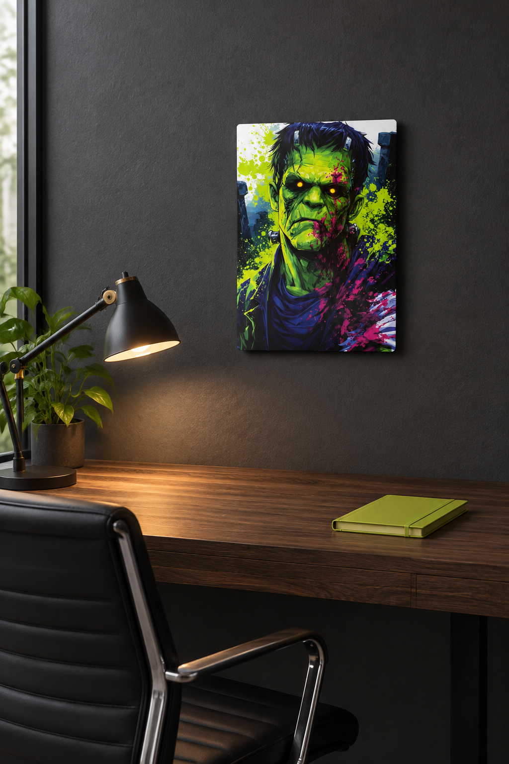 Frankenstein Monster Wandbild