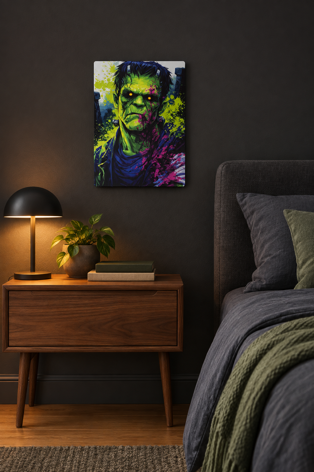 Frankenstein Monster Wandbild