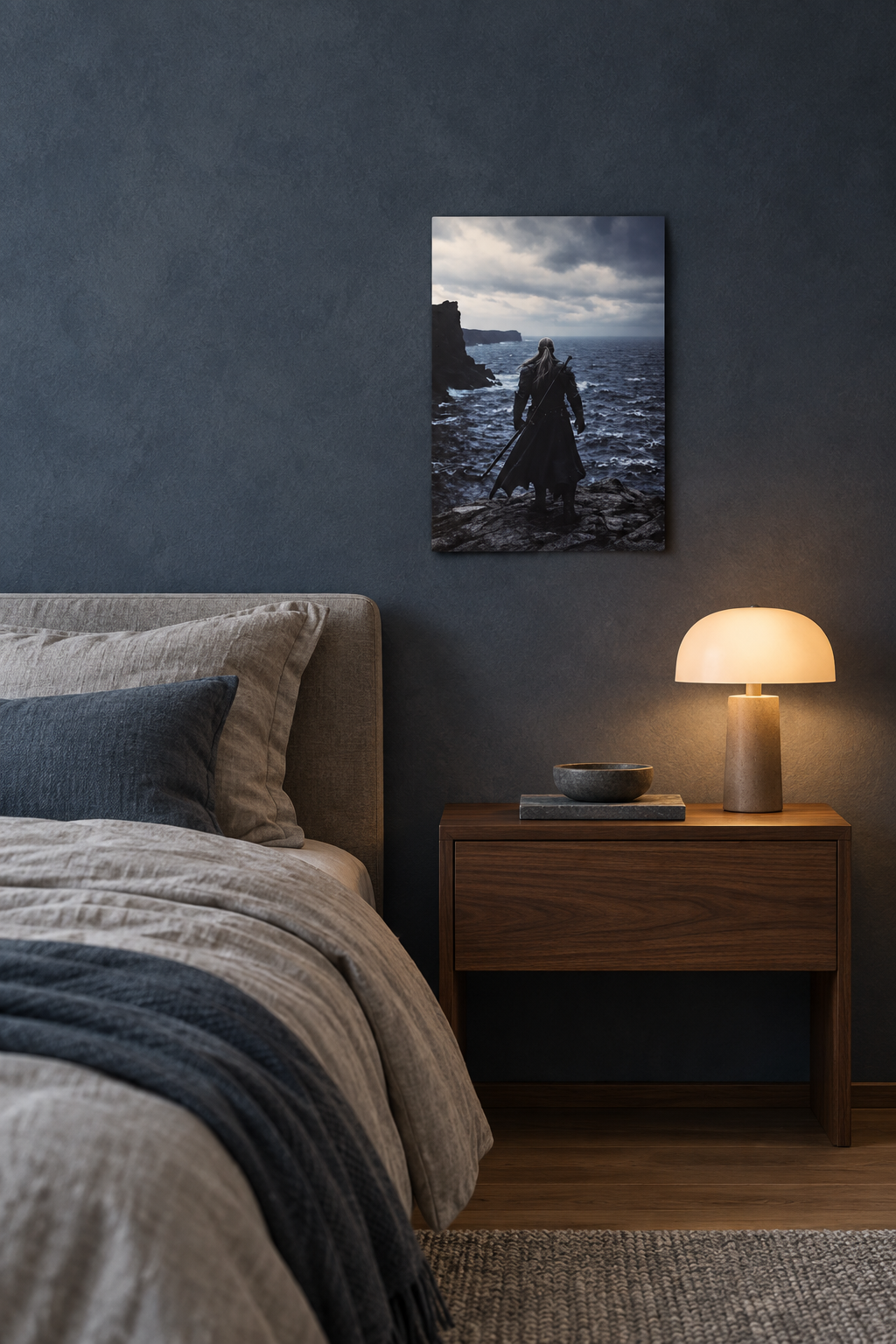 Krieger am Meer Wandbild