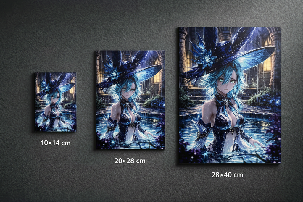Mystische Zauberin Wandbild
