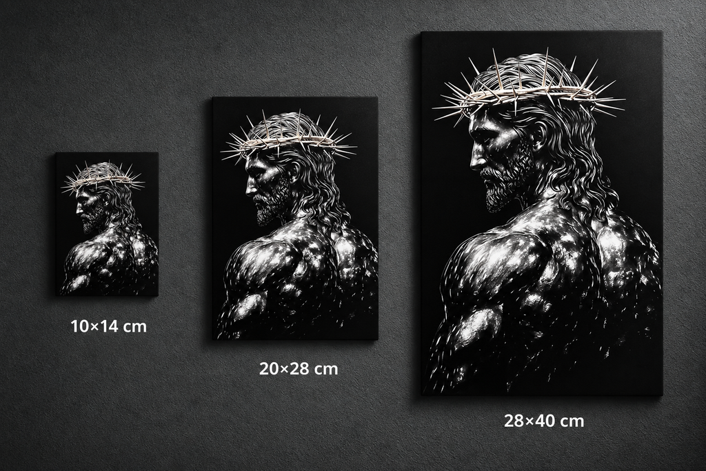 Jesus mit Dornenkrone Wandbild