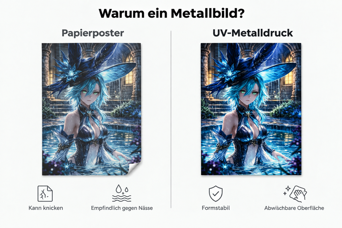 Mystische Zauberin Wandbild